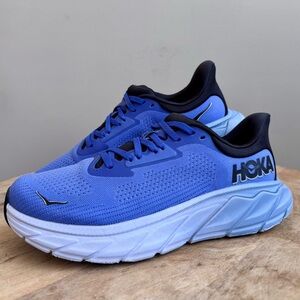 Hoka Womens Arahi 7 Running Shoes 8.5 B Stellar Blue Cosmos Athletic Comfort